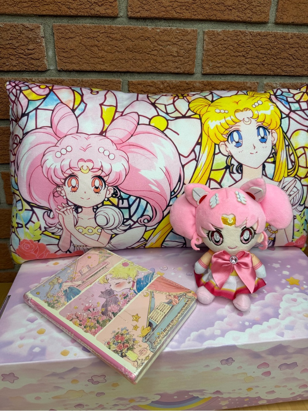 Sailor Moon Chibiusa Plush & Pillow Set-NEW